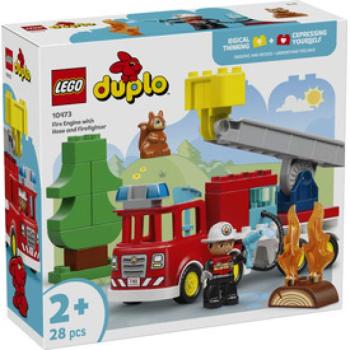 LEGO Duplo town 10473 Tűzoltóautó tömlővel és tűzoltóval kép