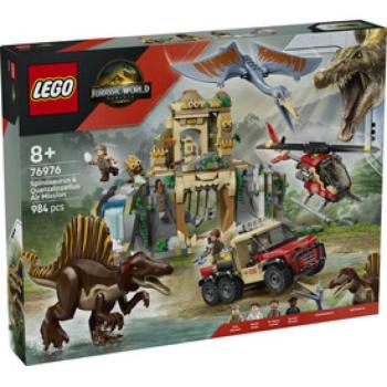 LEGO Jurassic World 76976 Spinosaurus és Quetzalcoatlus, légi küldetés kép