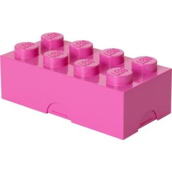 LEGO® snack doboz 8 - rózsaszín 100 x 200 x 75 mm kép