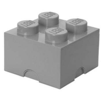 LEGO® tárolódoboz 4 - szürke 250 x 250 x 180 mm kép