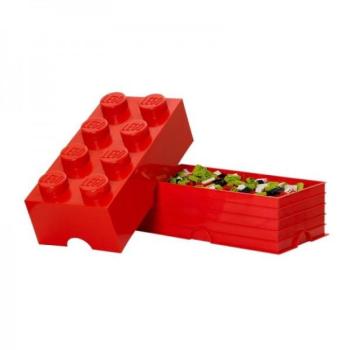 LEGO® tárolódoboz 8 - piros 250 x 500 x 180 mm kép