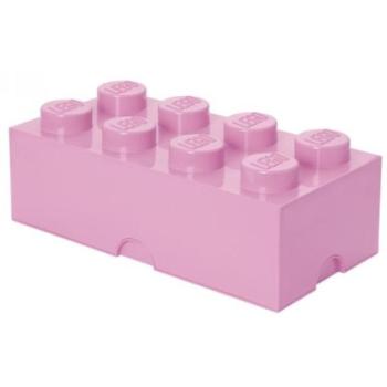 LEGO® tárolódoboz 8 - világos rózsaszín 250 x 500 x 180 mm kép
