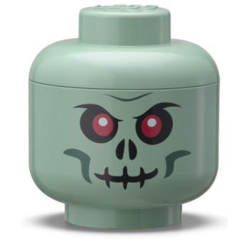 LEGO tárolófej (mini) - zöld csontváz kép