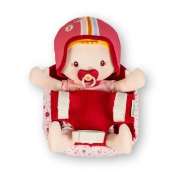 Lilliputiens - textil játék kerékpárra - baba Lena kép