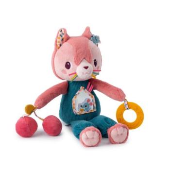 Lilliputiens – textil játék tevékenységekkel - Jeanne cica kép