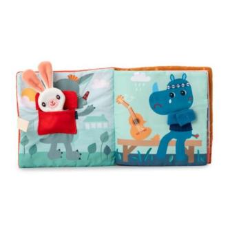 Lilliputiens - textil könyv tevékenységekkel - Stella szarvas és az ő rongyija kép