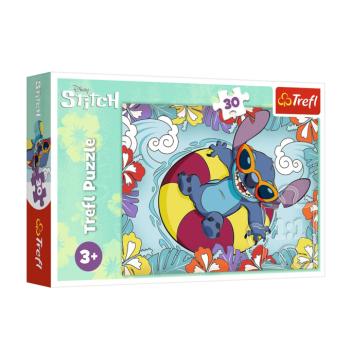 Lilo és Stitch puzzle nyaraláson 30 db Trefl kép