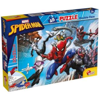 Lisciani Pókember kétoldalas puzzle 48 kép