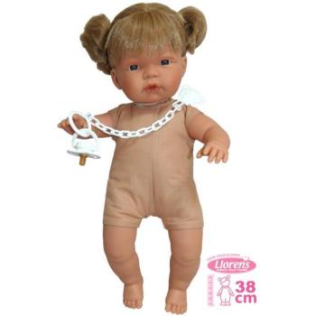 Llorens 383J JOELLE - élethű baba hangokkal és puha textil testtel - 38 cm kép