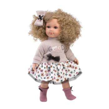 Llorens 53549 ELENA - valósághű baba puha szövettesttel - 35 cm kép