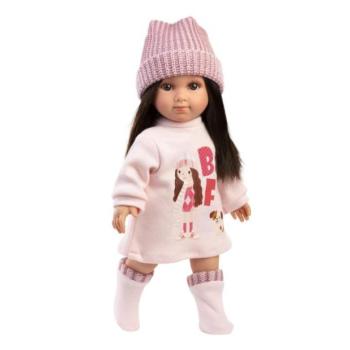 Llorens 53561 SARA - élethű baba puha textil testtel