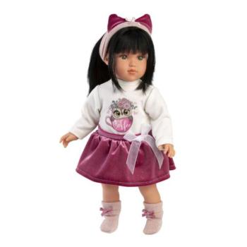 Llorens 54048 GRETA - valósághű baba puha szövettesttel - 40 cm