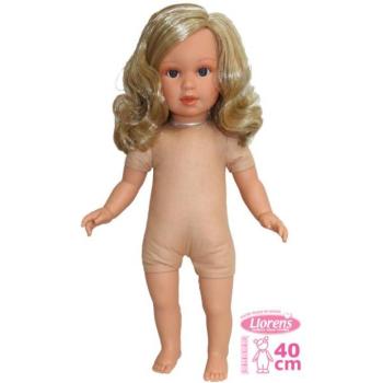 Llorens 540L LUCIA - élethű baba puha textil testtel - 40 cm