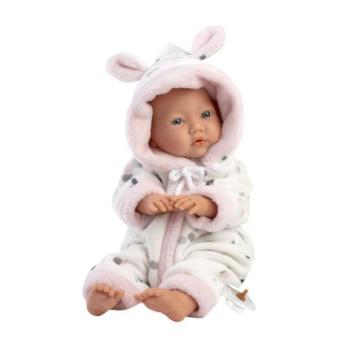 Llorens 63313 LITTLE BABY - élethű baba baba puha textil testtel - 32 cm kép
