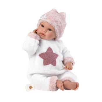 Llorens 63648 NEW BORN - valósághű baba baba hangokkal és puha szövettesttel - 36 kép