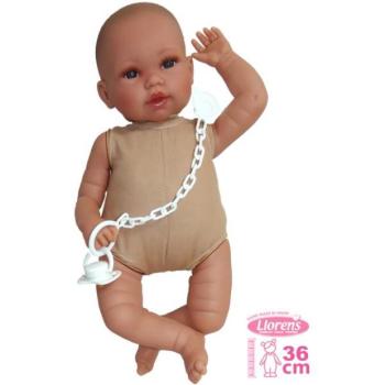 Llorens 636P NEW BORN 2 v 1 - élethű baba baba hangokkal és puha textil testtel kép