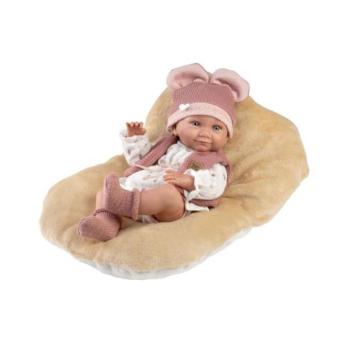Llorens 73816 NEW BORN LÁNY - élethű baba baba teljes vinil testtel - 40 cm kép