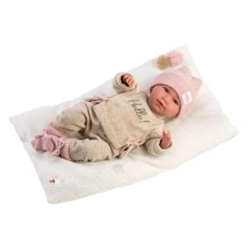 Llorens 74020 NEW BORN - valósághű baba baba hangokkal és puha szövettesttel - 42 kép