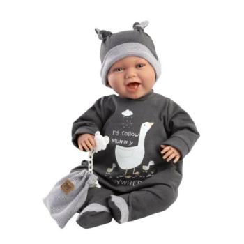 Llorens 74107 NEW BORN - valósághű baba baba hangokkal és puha szövettesttel - 42 kép