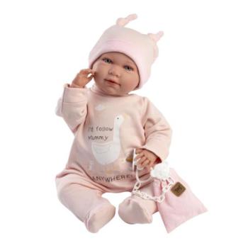 Llorens 74108 NEW BORN - valósághű baba baba hangokkal és puha szövettesttel - 42 kép