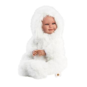 Llorens 74505 NEW BORN - élethű baba baba hangokkal és puha textil testtel - 45 kép