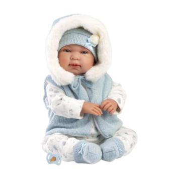 Llorens 84485 NEW BORN - élethű baba csecsemő hangokkal és puha textil testtel - 44 kép