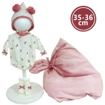 Llorens M635-78 ruha ÚJSZÜLETETT babához, méret 35-36 cm kép