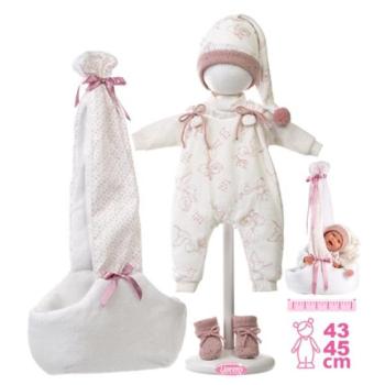 Llorens M740-06 baba ruha ÚJSZÜLÖTT babának 40-42 cm méretben hordozóval kép