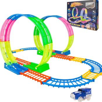 Magic Tracks autópálya LED-es kisautóval (BBV) (BBJ) kép
