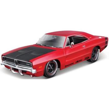Maisto - 1969 Dodge Charger R/T, piros, Classic Muscle, 1:25 kép