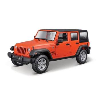 Maisto - 2015-ös Jeep Wrangler Unlimited, fém narancssárga, 1:24 kép