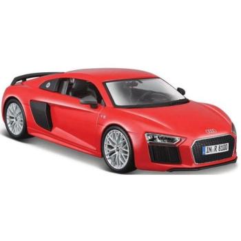 Maisto - Audi R8 V10 Plus, piros, 1:24 kép
