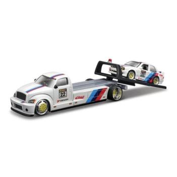 Maisto - Design Elite Transport, Maisto Faltbed + 1988 BMW M3, 1:64 kép