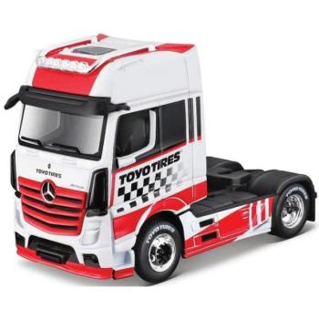 Maisto – egyedi szerelvények – Mercedes-Benz Actros 1851, piros-fehér, 1:64 kép