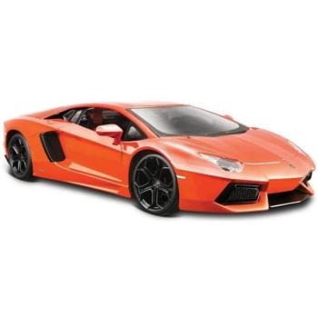 Maisto - Lamborghini Aventador Coupé, metálnarancs, 1:24