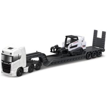 Maisto - Mini munkagépek, Nagy traktorkészlet, Scania 770S, Bobcat T590 G kép