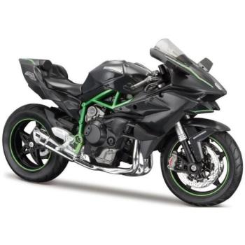 Maisto - Motorkerékpár állvánnyal, Kawasaki Ninja H2 R, 1:12