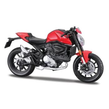 Maisto - Motorkerékpár, Ducati Monster, piros, 1:18 kép