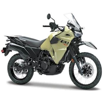 Maisto - Motorkerékpár, Kawasaki KLR® 650, Khaki fekete, 1:18 kép