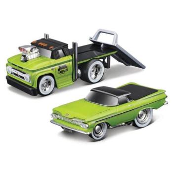 Maisto - Muscle Transports - 1966 Chevrolet C60 síkágyas Chevrolet El Camino, 1:64 kép