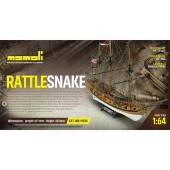 MAMOLI Rattlesnake 1779 1:64 készlet kép
