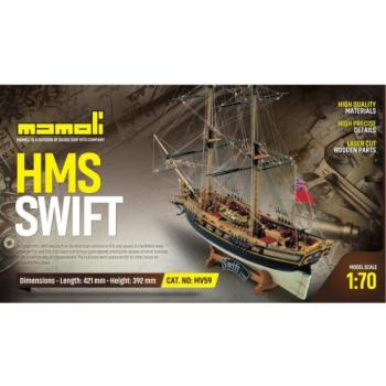 MAMOLI Swift 1776 1:70 készlet kép