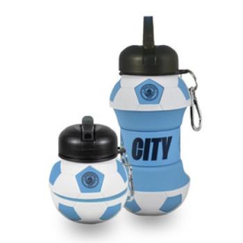 Manchaster City, összecsukható labda formájú kulacs 500ml kép
