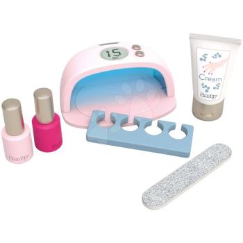 Manikűr készlet elektronikus UV lámpával My Beauty Nail Set Smoby körömreszelővel krémmel és két gél lakkal kép