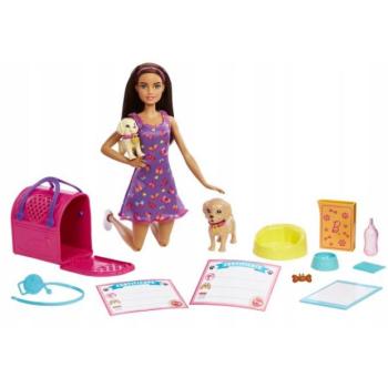 Mattel Barbie baba kutyákkal kép