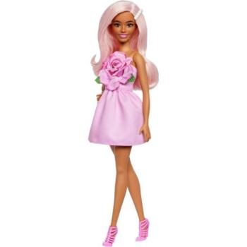 Mattel Barbie modell Rózsaszín ruha masnival kép