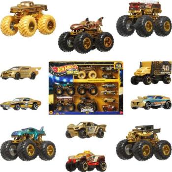 Mattel Hot Wheels Monster Trucks Bigfoot 50. évforduló Kisautó & teherautó készlet kép