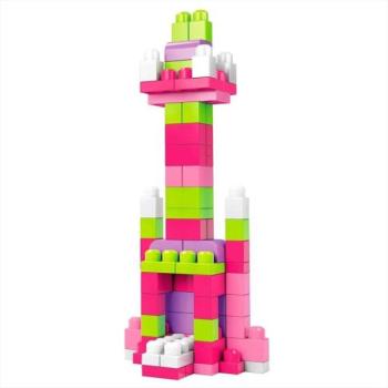 Mattel Mega bloks nagy zacskó kocka - rózsaszín (80) kép