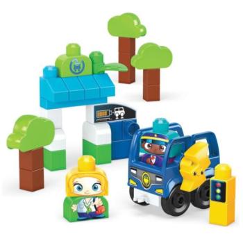 Mattel Mega bloks zöld városi busz töltés és megy HDX90 kép