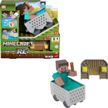 Mattel MINECRAFT RC Minecart Steve-vel